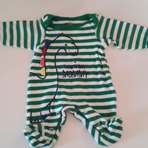 I Love My Mommy dinosaur onesie